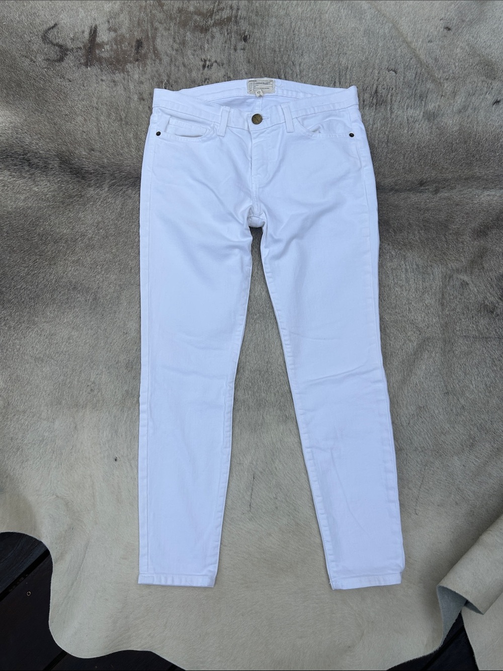 Current/Elliot "The Stilleto" in Sugar (white) size 29